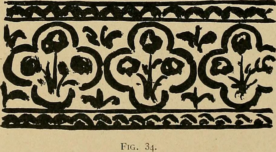 An illustration from Éléments de composition décorative; cent thêmes de décoration plane, 1912, leaf 39