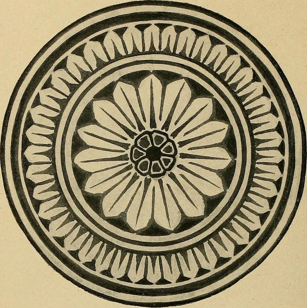 An illustration from Éléments de composition décorative; cent thêmes de décoration plane, 1912, leaf 45