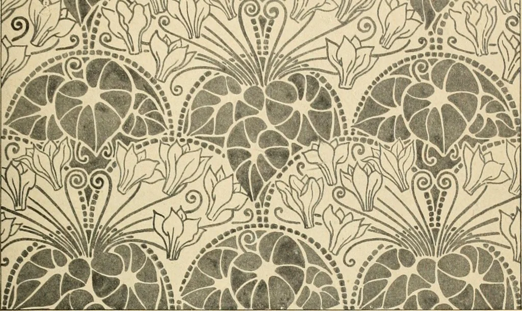 An illustration from Éléments de composition décorative; cent thêmes de décoration plane, 1912, leaf 48