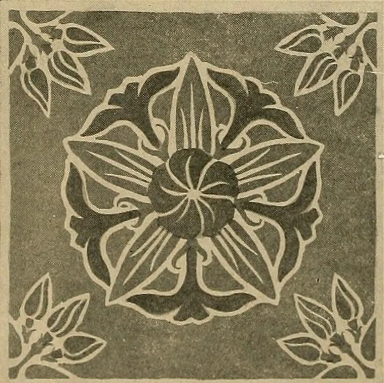 An illustration from Éléments de composition décorative; cent thêmes de décoration plane, 1912, leaf 51