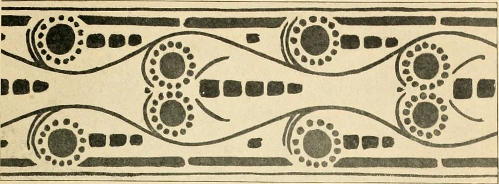 An illustration from Éléments de composition décorative; cent thêmes de décoration plane, 1912, leaf 58
