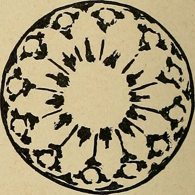 An illustration from Éléments de composition décorative; cent thêmes de décoration plane, 1912, leaf 59