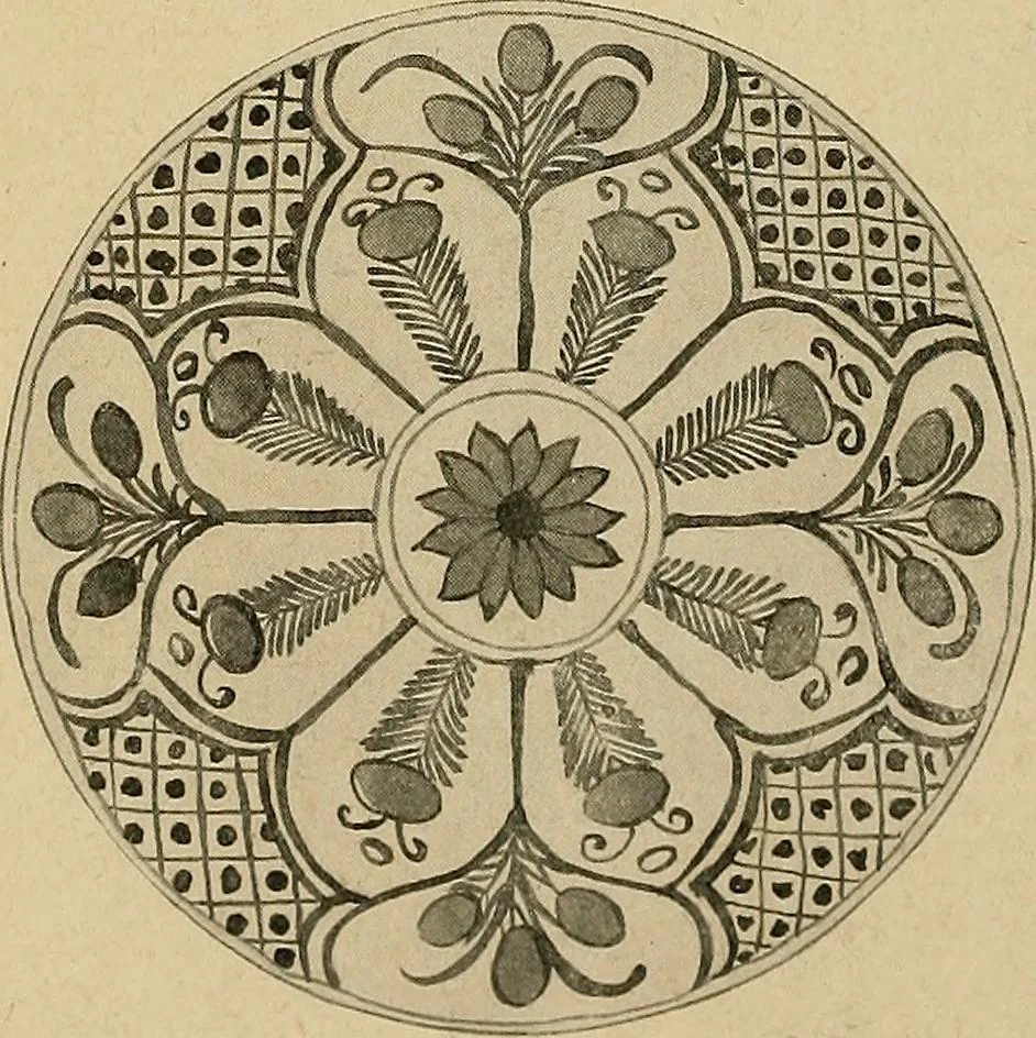 An illustration from Éléments de composition décorative; cent thêmes de décoration plane, 1912, leaf 59