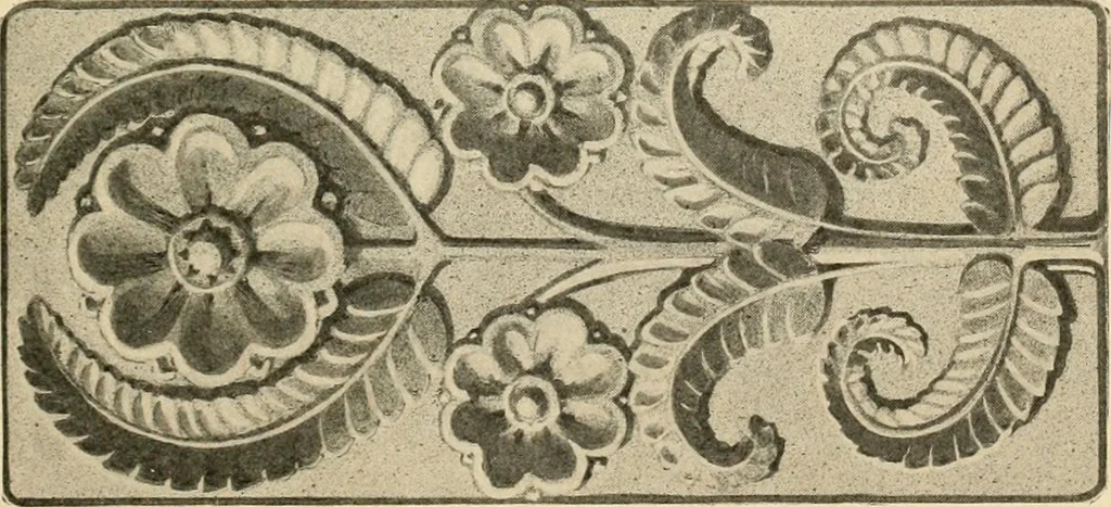 An illustration from Éléments de composition décorative; cent thêmes de décoration plane, 1912, leaf 68