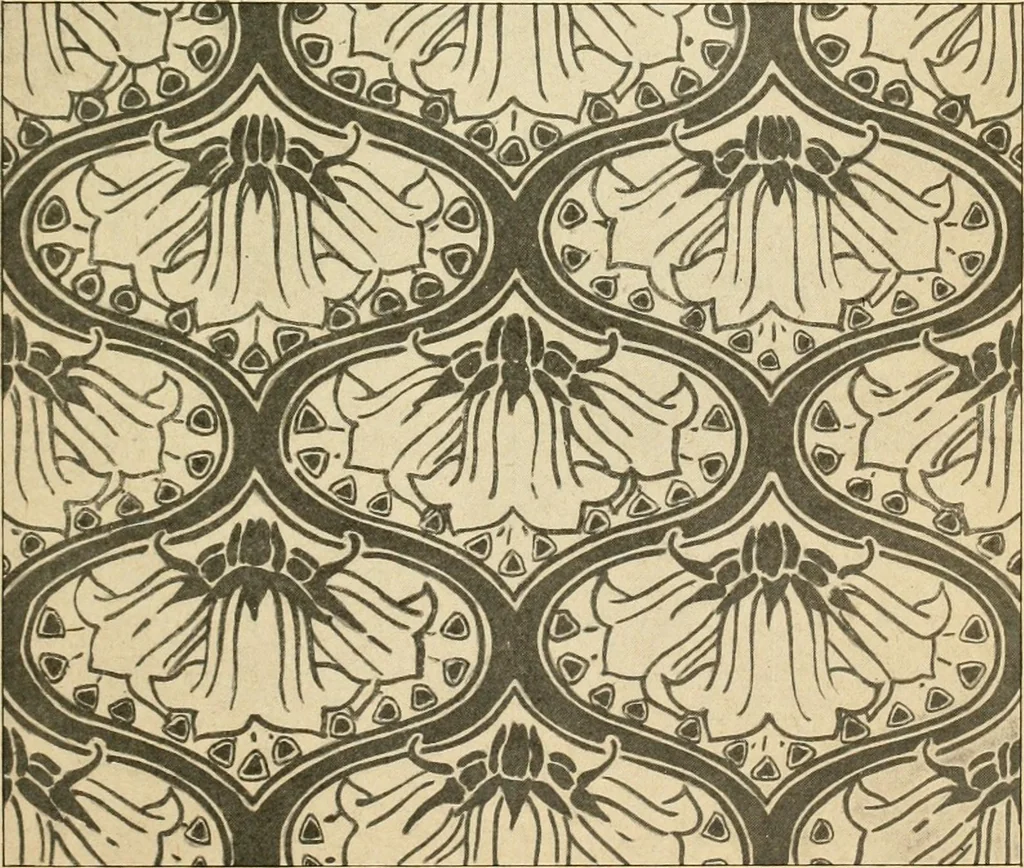 An illustration from Éléments de composition décorative; cent thêmes de décoration plane, 1912, leaf 70