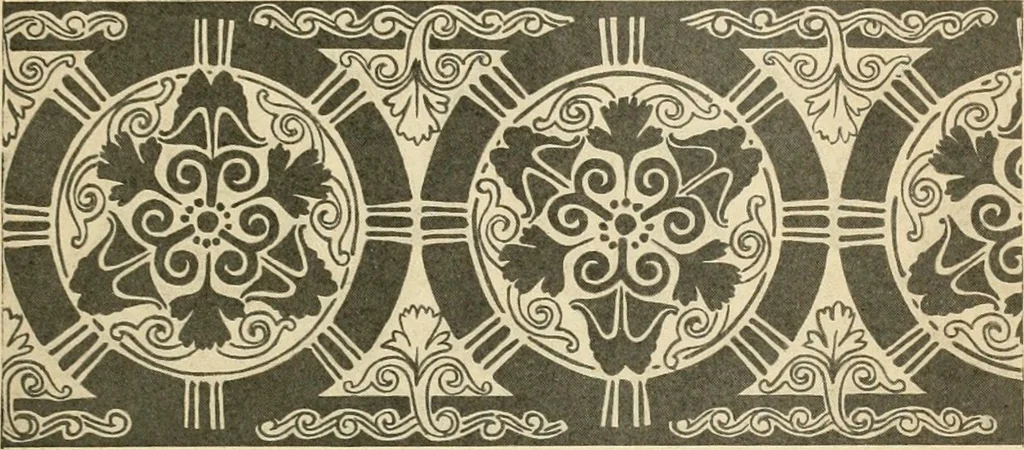 An illustration from Éléments de composition décorative; cent thêmes de décoration plane, 1912, leaf 72