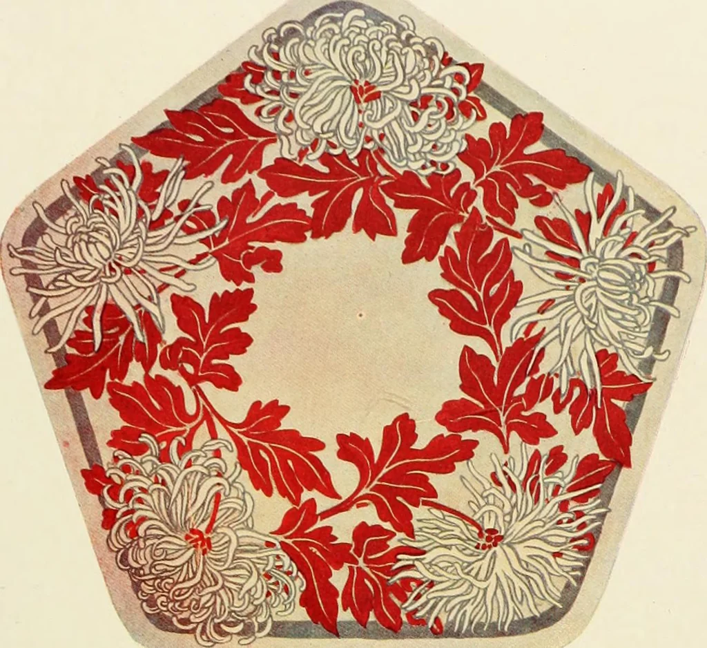 An illustration from Éléments de composition décorative; cent thêmes de décoration plane, 1912, leaf 74