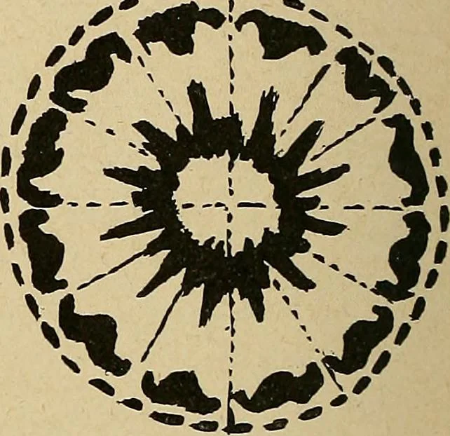 An illustration from Éléments de composition décorative; cent thêmes de décoration plane, 1912, leaf 79