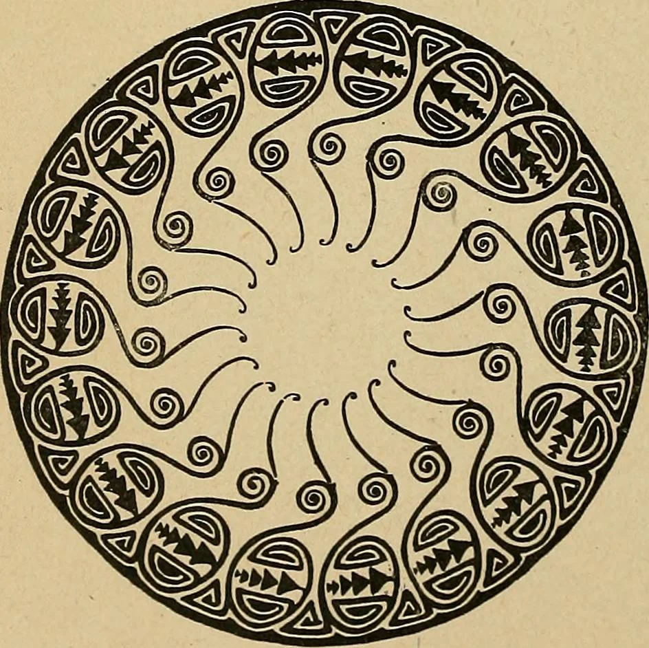 An illustration from Éléments de composition décorative; cent thêmes de décoration plane, 1912, leaf 79