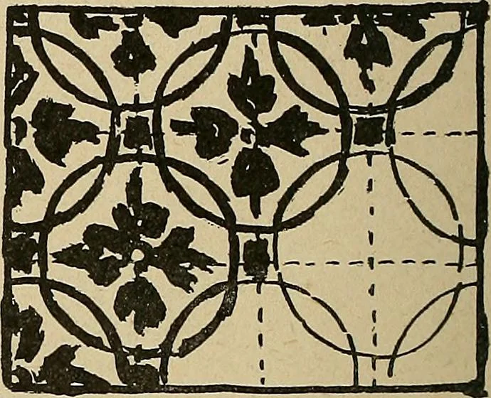An illustration from Éléments de composition décorative; cent thêmes de décoration plane, 1912, leaf 81