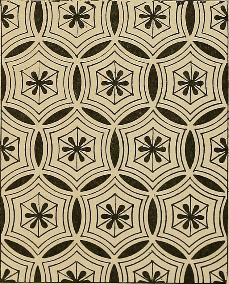 An illustration from Éléments de composition décorative; cent thêmes de décoration plane, 1912, leaf 81