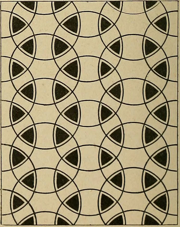 An illustration from Éléments de composition décorative; cent thêmes de décoration plane, 1912, leaf 81