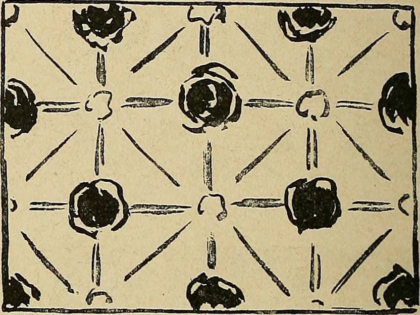 An illustration from Éléments de composition décorative; cent thêmes de décoration plane, 1912, leaf 95