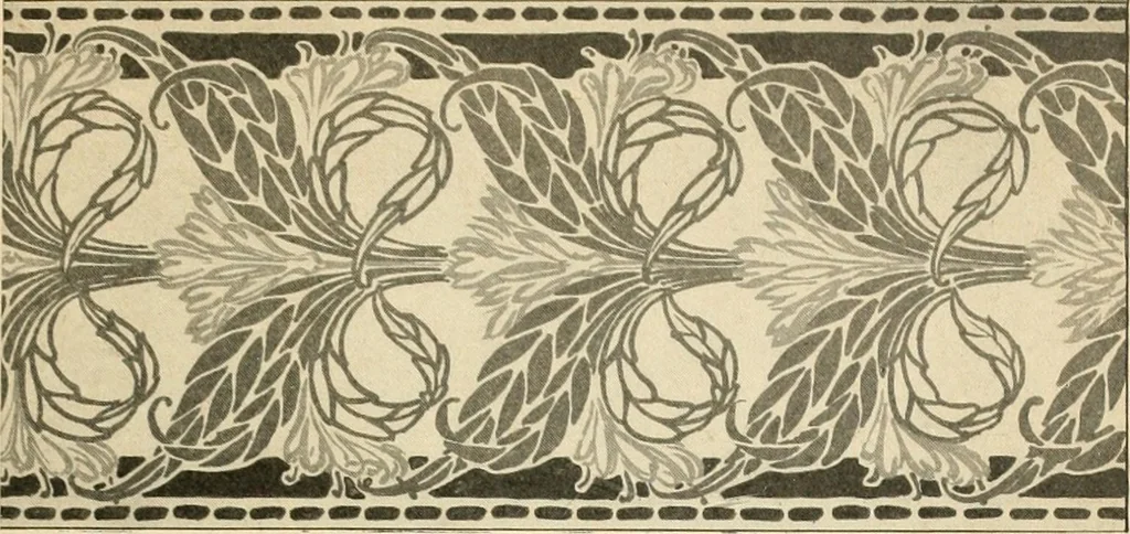 An illustration from Éléments de composition décorative; cent thêmes de décoration plane, 1912, leaf 98