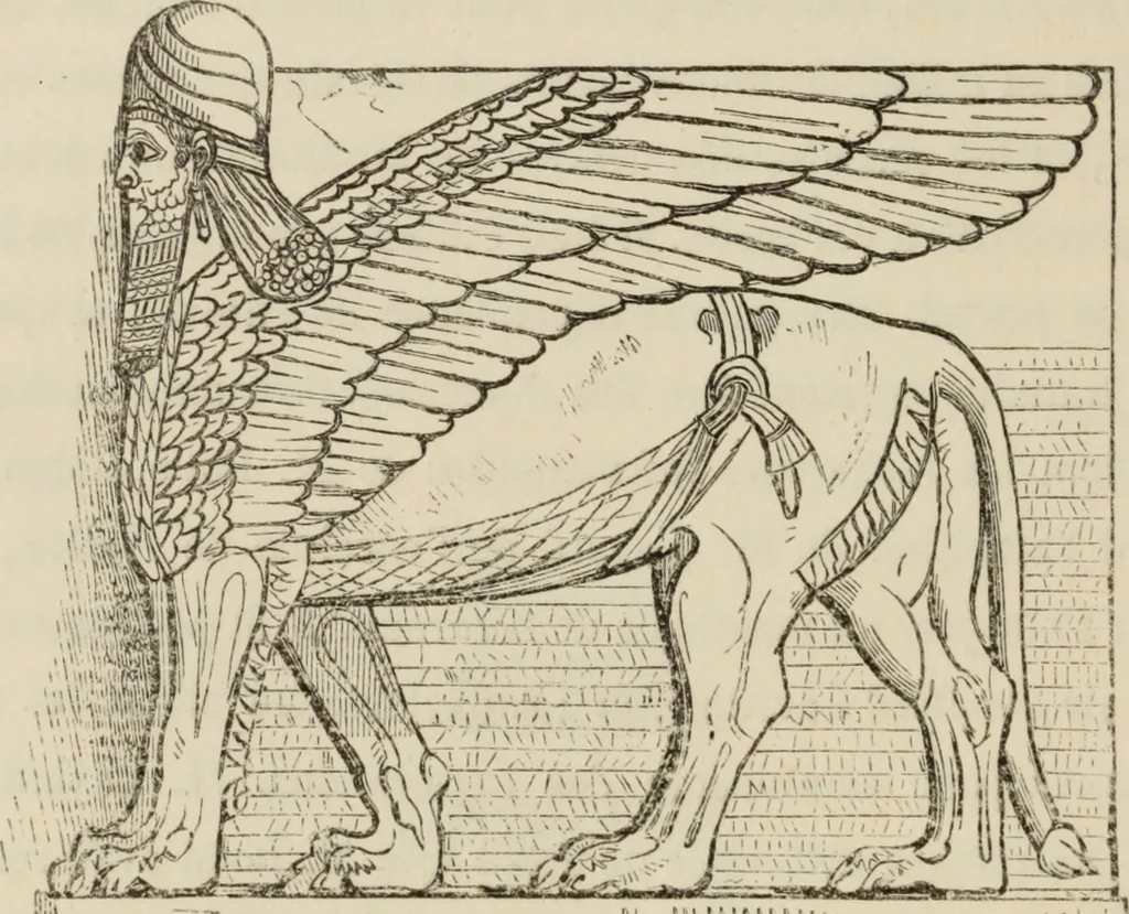 An illustration from Éléments d'épigraphie assyrienne : les écritures cunéiformes, exposé des travaux qui ont préparé la lecture et l'interprétation des inscriptions de la Perse et de l'Assyrie, 1864, leaf 179