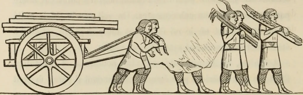 An illustration from Éléments d'épigraphie assyrienne : les écritures cunéiformes, exposé des travaux qui ont préparé la lecture et l'interprétation des inscriptions de la Perse et de l'Assyrie, 1864, leaf 187