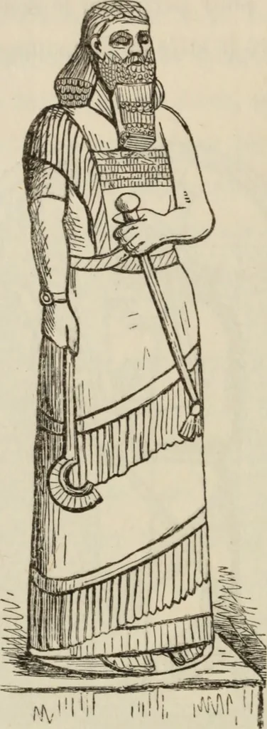 An illustration from Éléments d'épigraphie assyrienne : les écritures cunéiformes, exposé des travaux qui ont préparé la lecture et l'interprétation des inscriptions de la Perse et de l'Assyrie, 1864, leaf 213