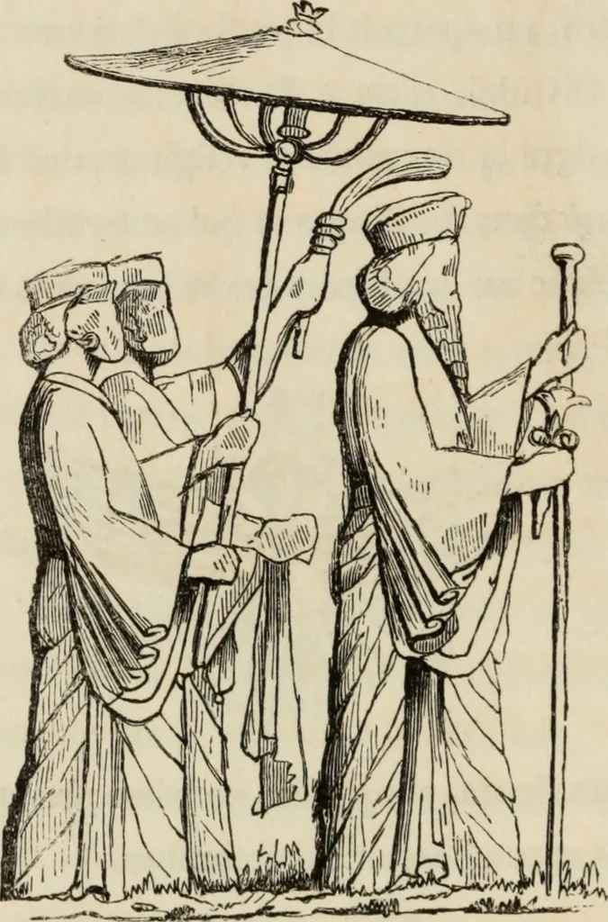 An illustration from Éléments d'épigraphie assyrienne : les écritures cunéiformes, exposé des travaux qui ont préparé la lecture et l'interprétation des inscriptions de la Perse et de l'Assyrie, 1864, leaf 51