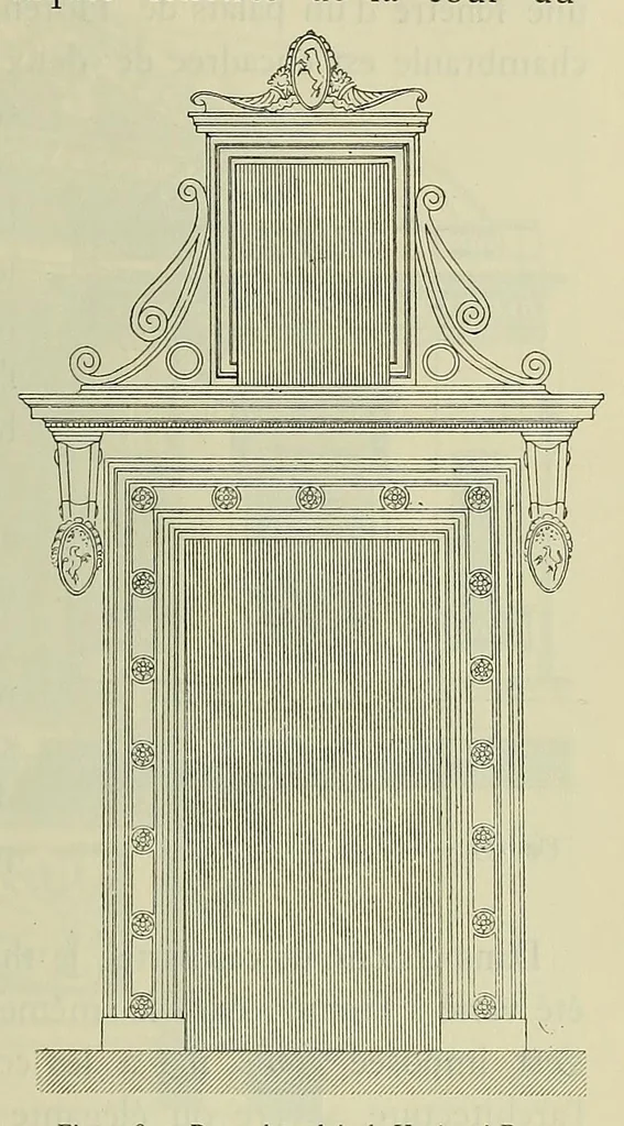 An illustration from Éléments et théorie de l'architecture; cours professé à l'École nationale et spéciale des beaux-arts, 1909, leaf 333