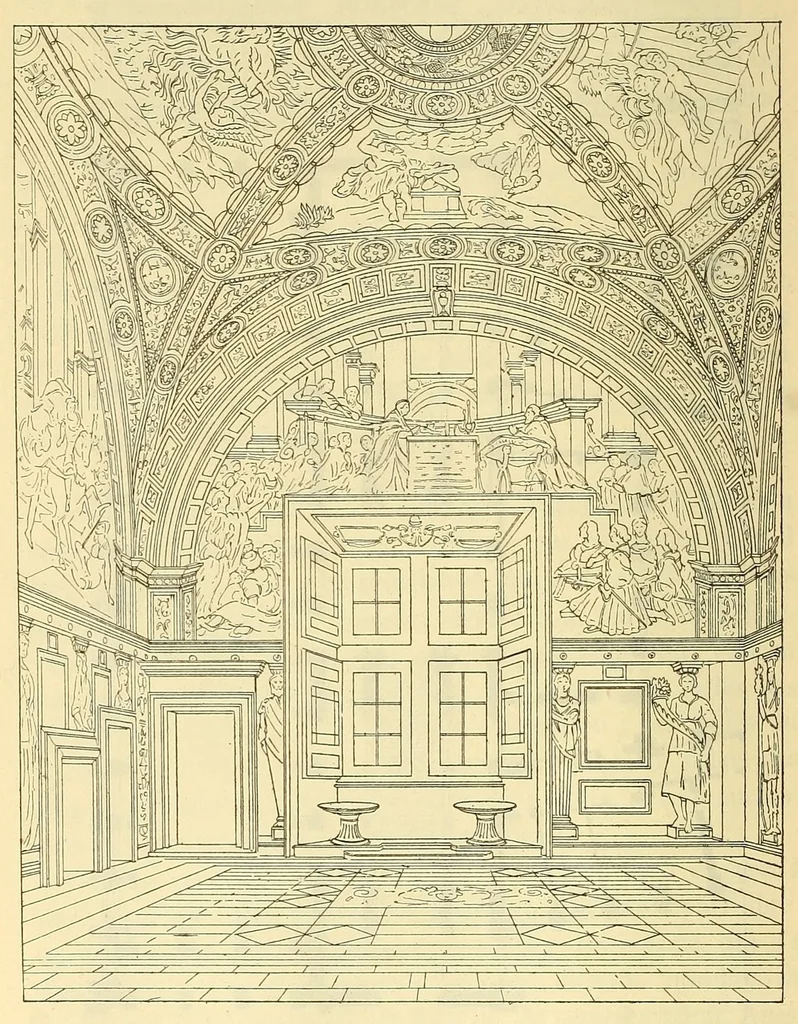 An illustration from Éléments et théorie de l'architecture; cours professé à l'École nationale et spéciale des beaux-arts, 1909, leaf 104