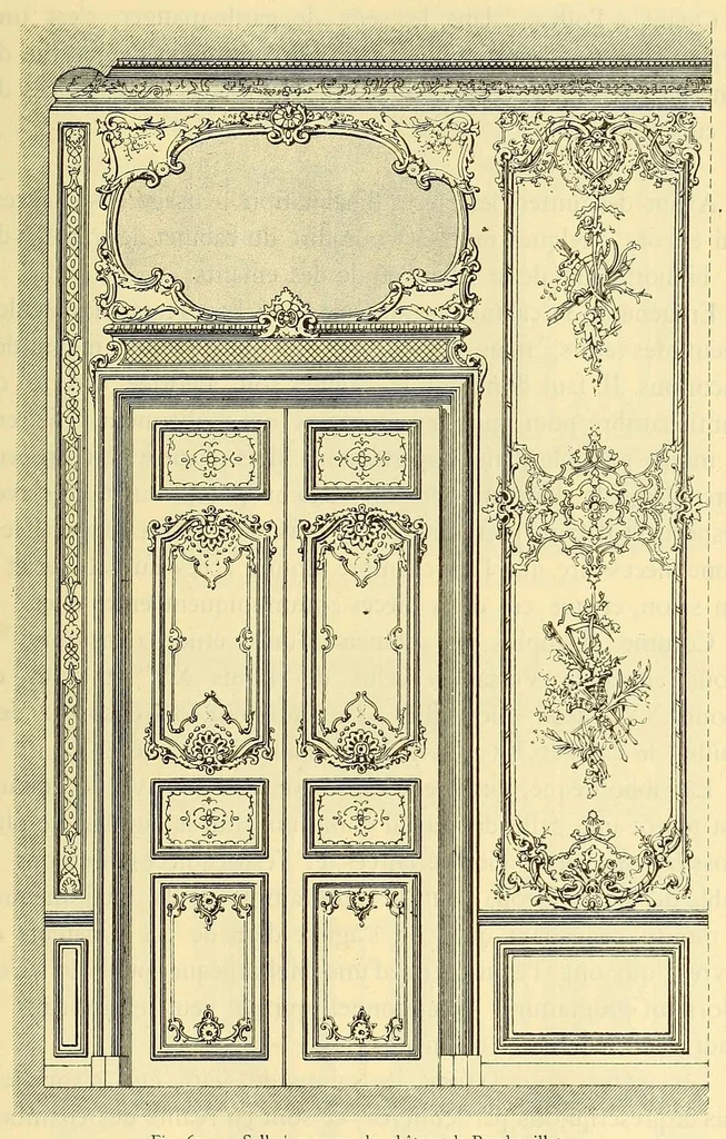 An illustration from Éléments et théorie de l'architecture; cours professé à l'École nationale et spéciale des beaux-arts, 1909, leaf 129