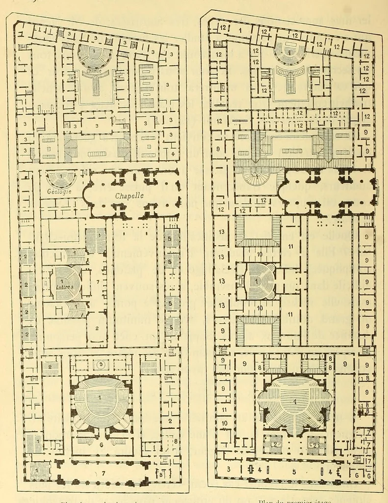 An illustration from Éléments et théorie de l'architecture; cours professé à l'École nationale et spéciale des beaux-arts, 1909, leaf 286