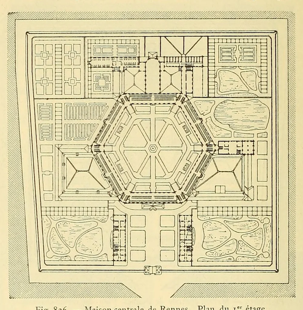 An illustration from Éléments et théorie de l'architecture; cours professé à l'École nationale et spéciale des beaux-arts, 1909, leaf 578