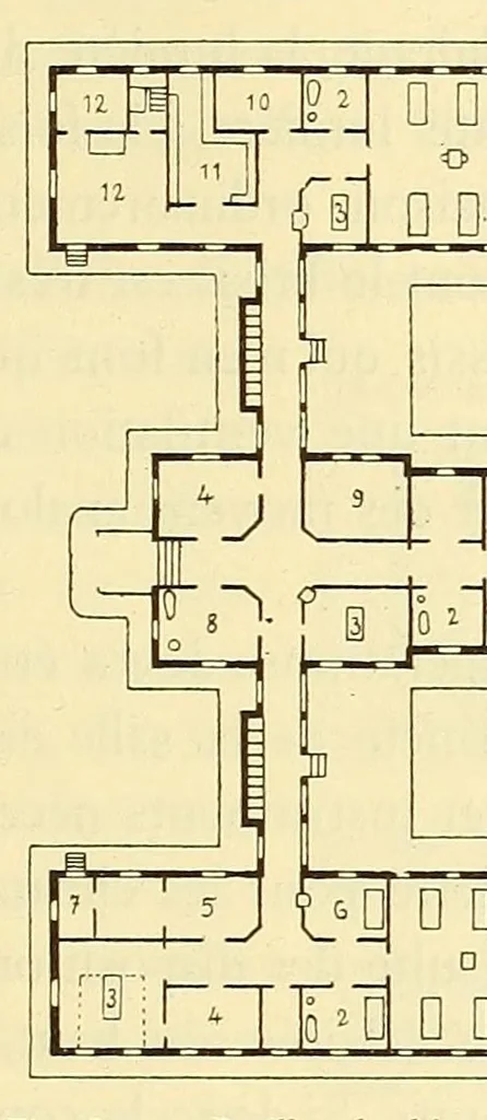 An illustration from Éléments et théorie de l'architecture; cours professé à l'École nationale et spéciale des beaux-arts, 1909, leaf 619