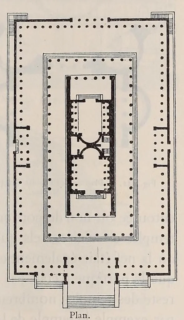 An illustration from Éléments et théorie de l'architecture; cours professé à l'École nationale et spéciale des beaux-arts, 1909, leaf 189