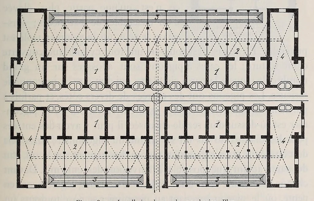 An illustration from Éléments et théorie de l'architecture; cours professé à l'École nationale et spéciale des beaux-arts, 1909, leaf 179