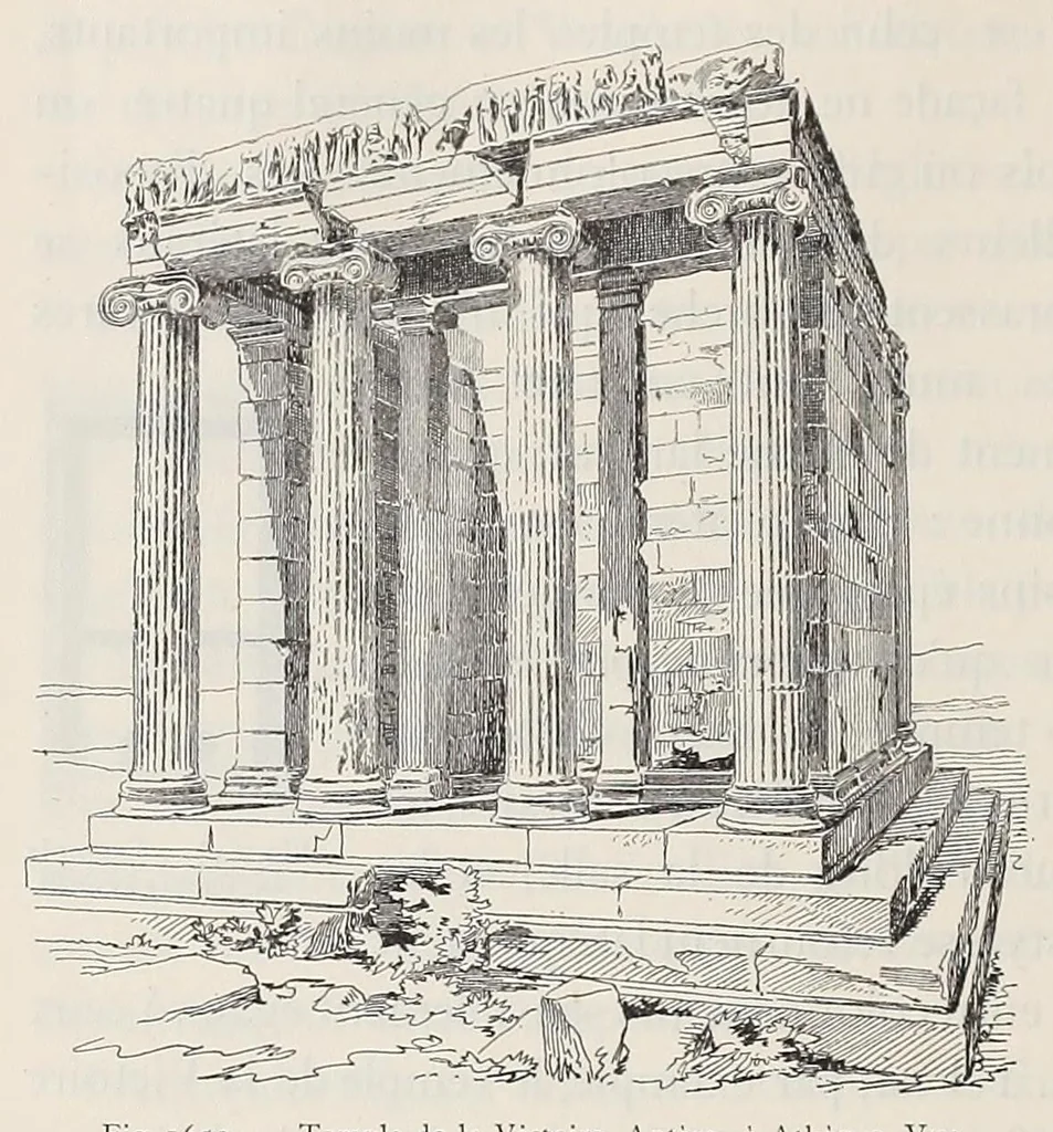 An illustration from Éléments et théorie de l'architecture; cours professé à l'École nationale et spéciale des beaux-arts, 1909, leaf 272