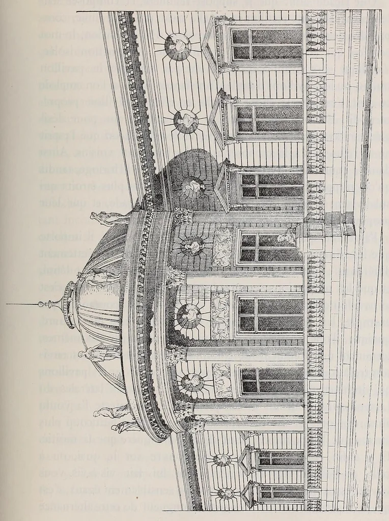 An illustration from Éléments et théorie de l'architecture; cours professé à l'École nationale et spéciale des beaux-arts, 1909, leaf 527