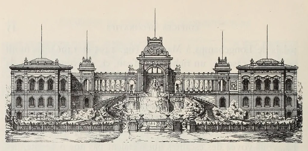 An illustration from Éléments et théorie de l'architecture; cours professé à l'École nationale et spéciale des beaux-arts, 1909, leaf 64