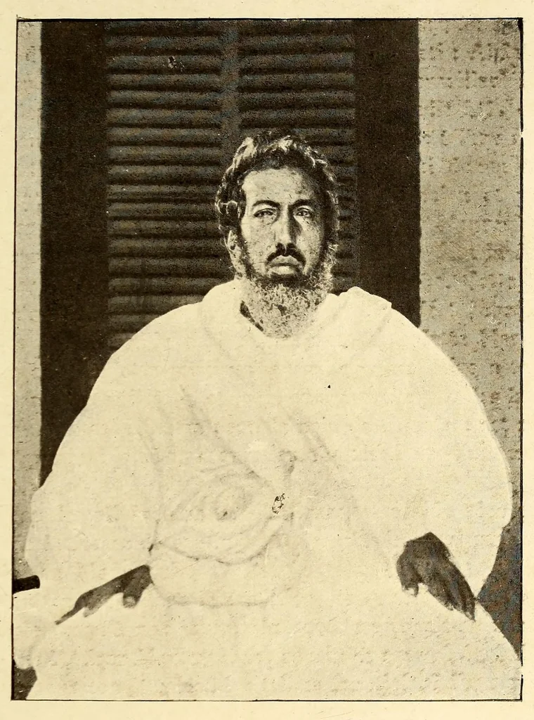 An illustration from L'Émirat des Trarzas, 1919, leaf 81