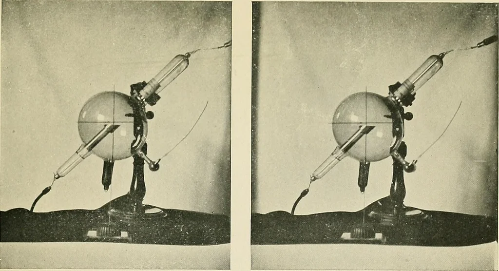 An illustration from Localization by X-rays and stereoscopy, 1916, leaf 26