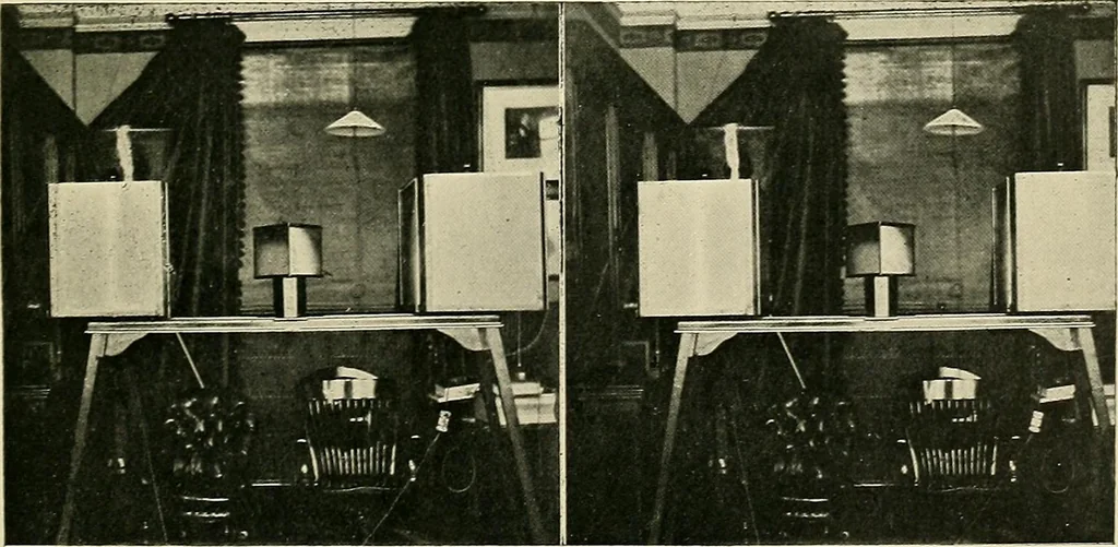 An illustration from Localization by X-rays and stereoscopy, 1916, leaf 50
