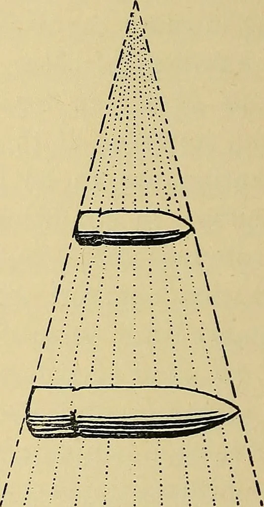 An illustration from Localization by X-rays and stereoscopy, 1916, leaf 67