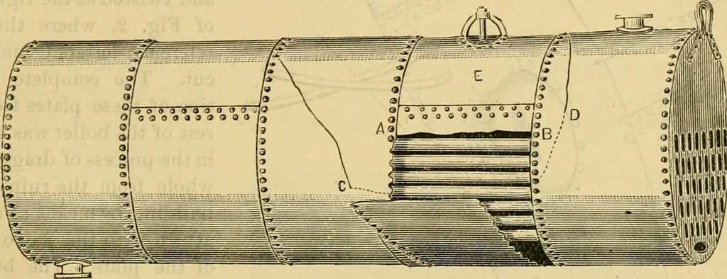 An illustration from The Locomotive, 1867, leaf 180