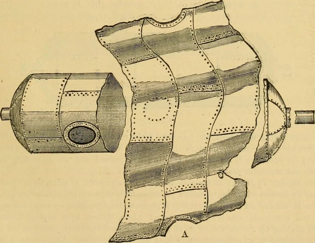An illustration from The Locomotive, 1867, leaf 196