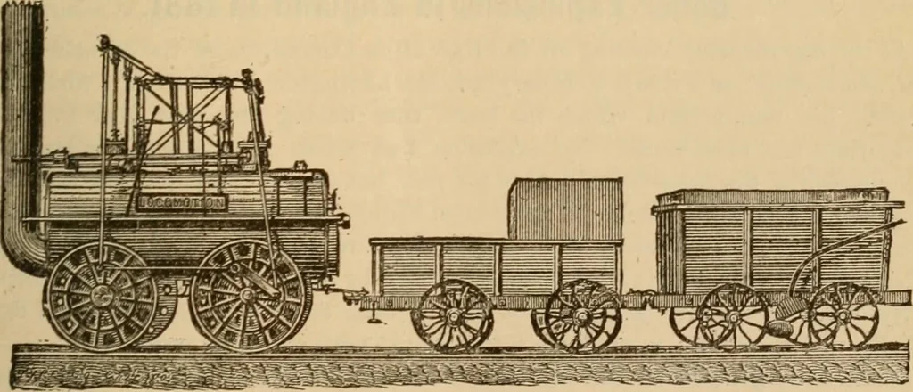 An illustration from The Locomotive, 1867, leaf 46