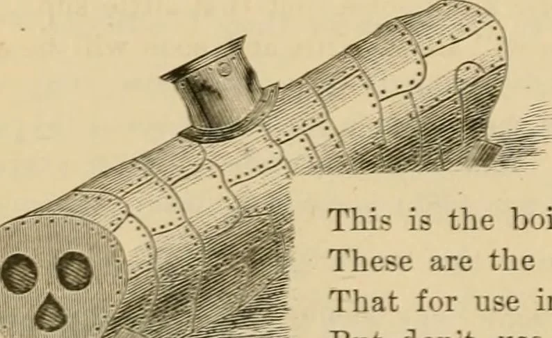 An illustration from The Locomotive, 1867, leaf 127