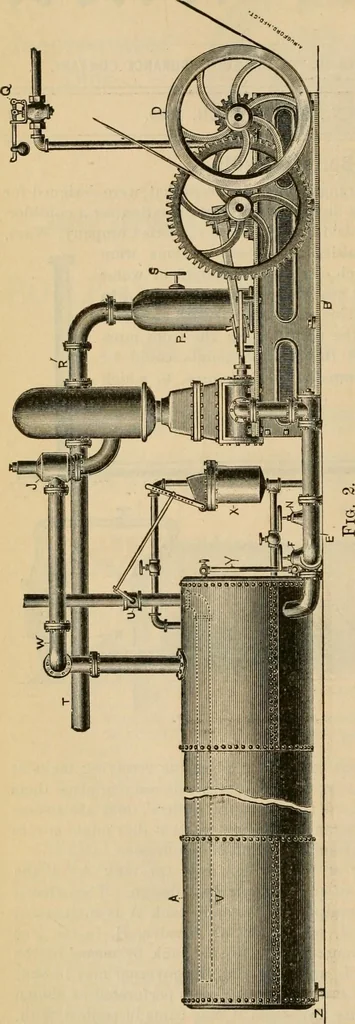 An illustration from The Locomotive, 1867, leaf 135