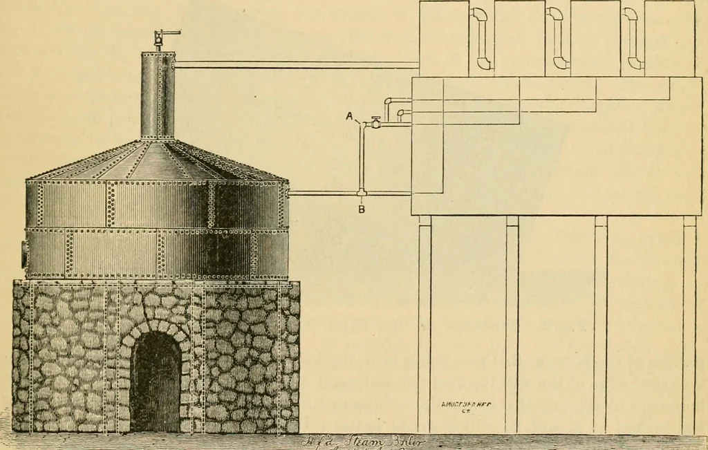 An illustration from The Locomotive, 1867, leaf 166