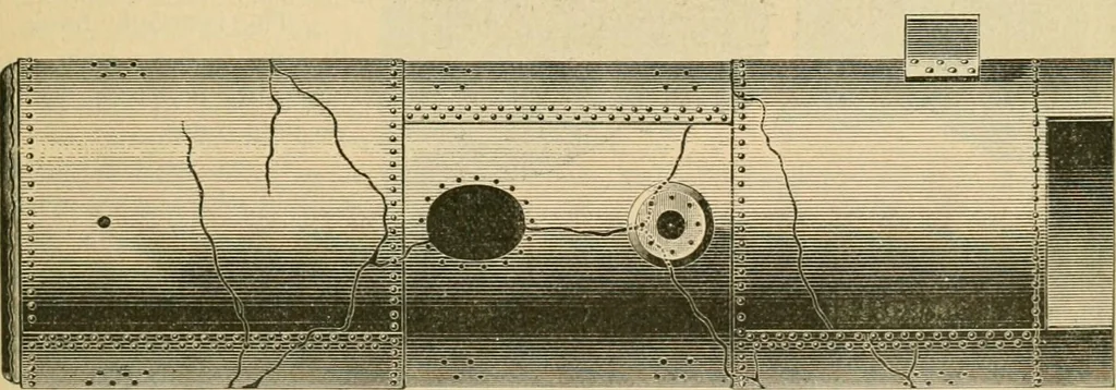 An illustration from The Locomotive, 1867, leaf 40