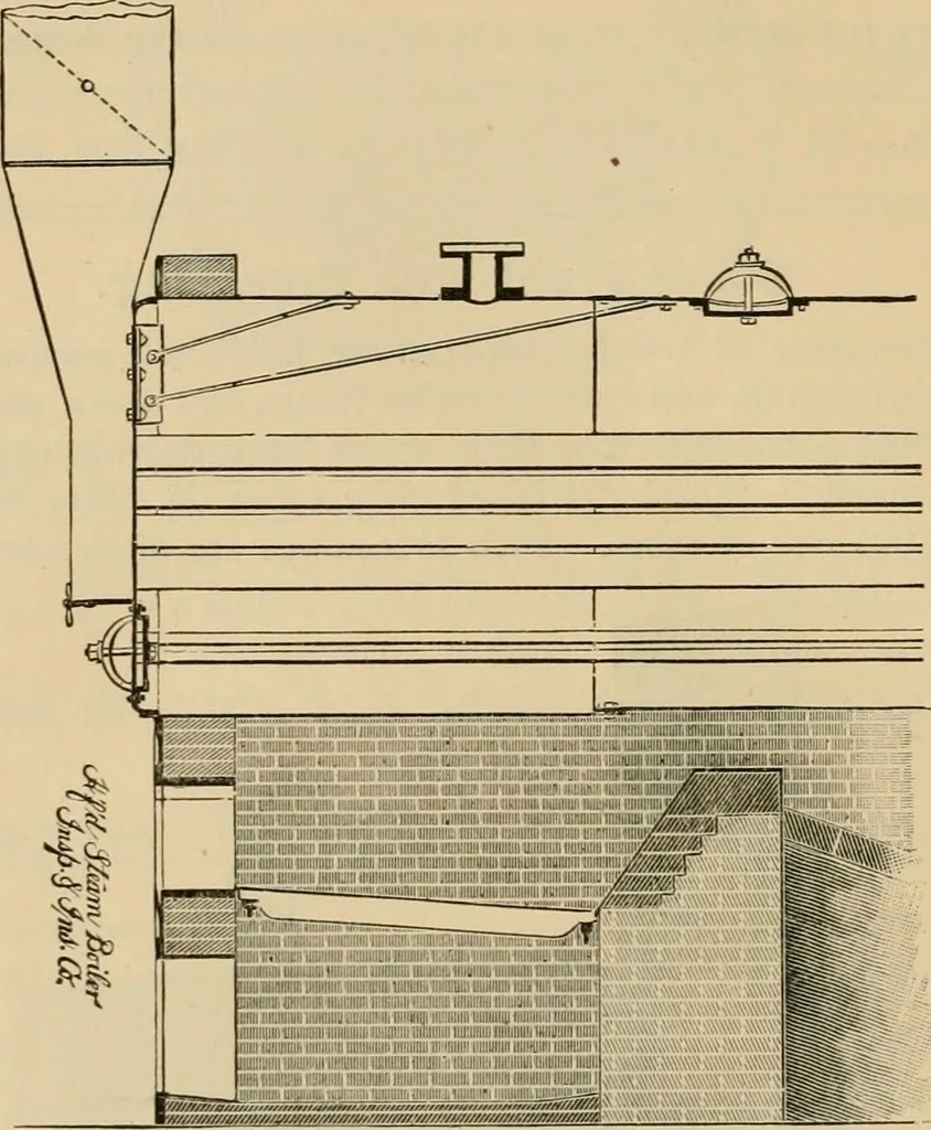 An illustration from The Locomotive, 1867, leaf 185