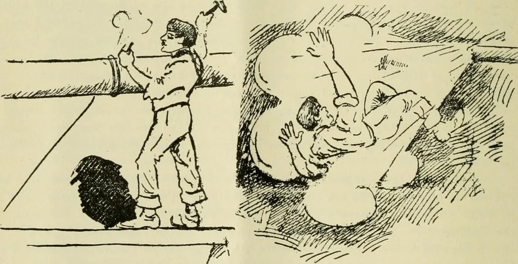An illustration from The Locomotive, 1867, leaf 185
