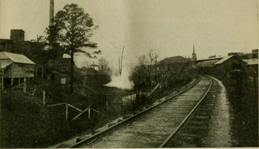 An illustration from The Locomotive, 1867, leaf 354