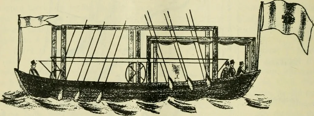 An illustration from The Locomotive, 1867, leaf 61