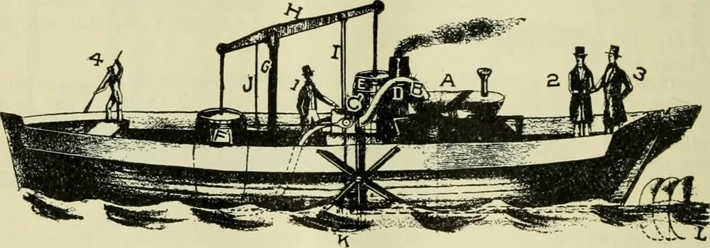 An illustration from The Locomotive, 1867, leaf 63