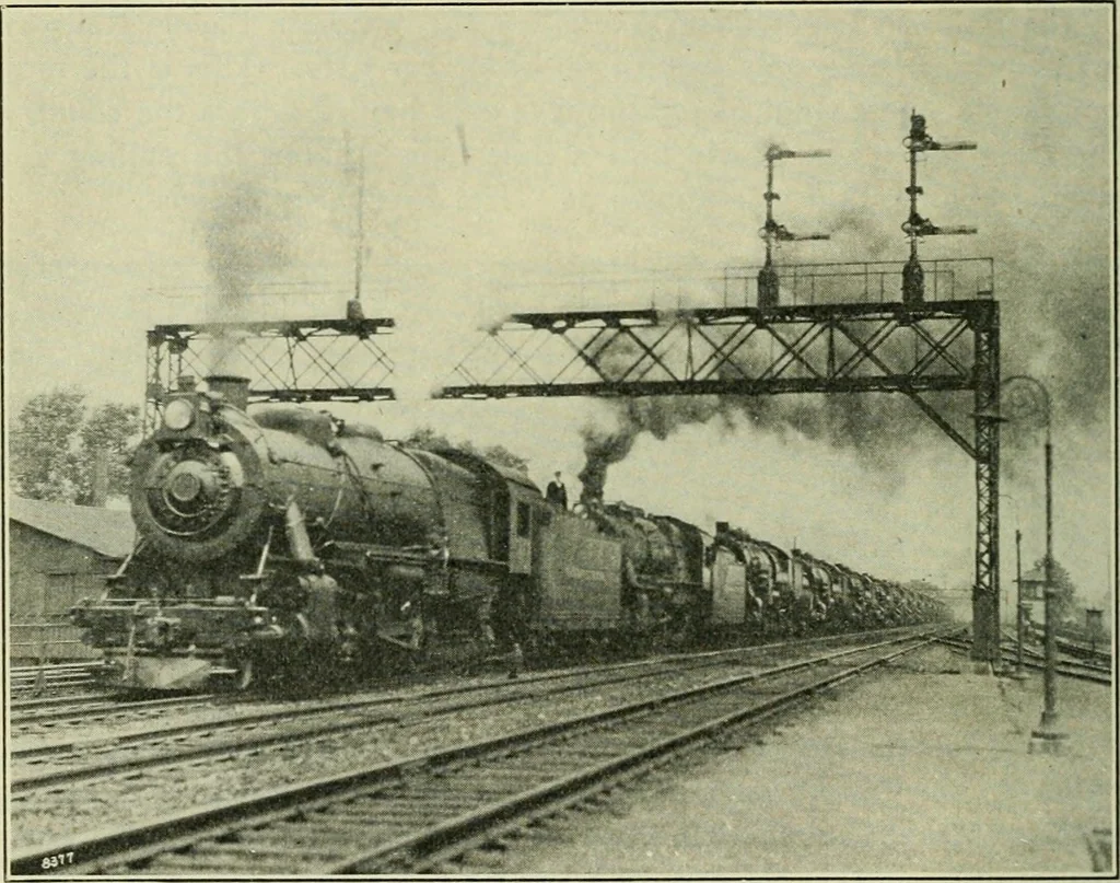 An illustration from The Locomotive, 1867, leaf 123